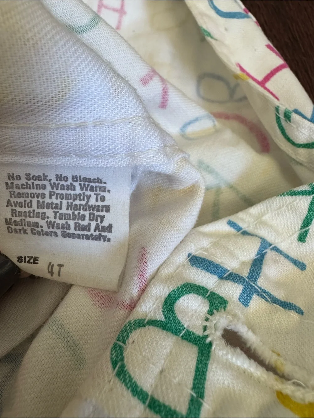 Vintage OshKosh ABC Overalls